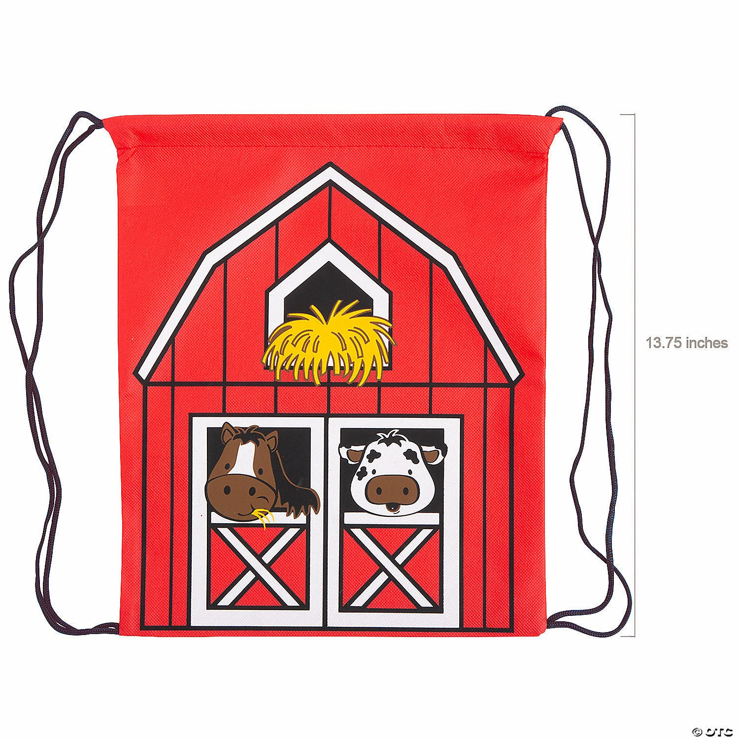 Top 10 π 11 1/4" x 13 3/4" Medium Nonwoven Polypropylene Barnyard Drawstring Bags - 12 Pc. π€© 4 Top 10 π 11 1/4" x 13 3/4" Medium Nonwoven Polypropylene Barnyard Drawstring Bags - 12 Pc. π€© - Image 2