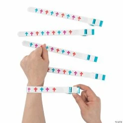 Best Sale 🔥 Cross Whistle Slap Bracelets - 12 Pc. 👏 -VBS Costumes & Accessories Shop 13903007