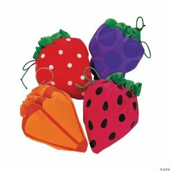 Outlet ⭐ 14 1/4" x 16 1/2" Large Foldable Fruit Nonwoven Tote Bags - 12 Pc. 🌟 -VBS Costumes & Accessories Shop 14 1 4 x 16 1 2 large foldable fruit nonwoven tote bags 12 pc 14 448 a02