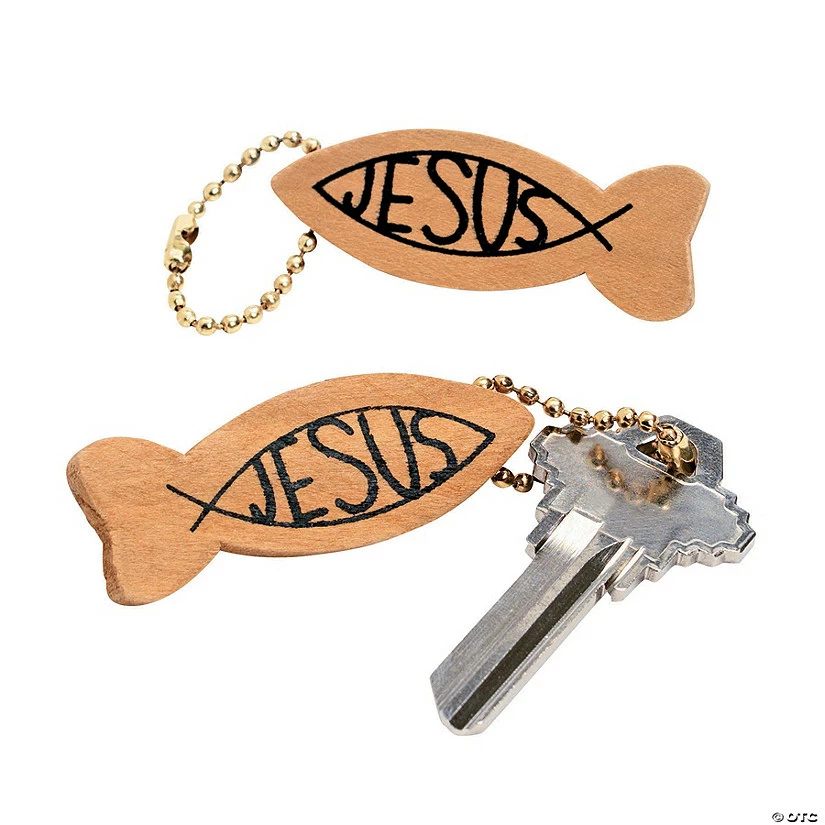 Cheap โจ Jesus Fish Keychains - 12 Pc. ๐ 4 Cheap โจ Jesus Fish Keychains - 12 Pc. ๐ - Image 2