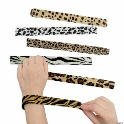 Discount π Animal Print Slap Bracelets - 12 Pc. β 5 Discount π Animal Print Slap Bracelets - 12 Pc. β -VBS Costumes & Accessories Shop 24 1001c