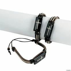 Flash Sale โจ Natural Leather Cross Bracelets - 12 Pc. ๐ 5 Flash Sale โจ Natural Leather Cross Bracelets - 12 Pc. ๐ -VBS Costumes & Accessories Shop 36 3506
