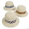 Wholesale 😀 Adult’s Pith Helmets with Animal Print Band - 12 Pc. ✨