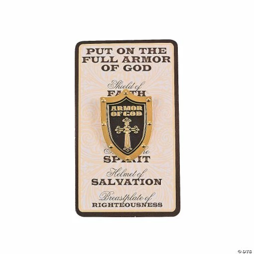 Flash Sale 👏 Armor of God Pins on Cards - 12 Pc. 🛒 -VBS Costumes & Accessories Shop armor of god pins on cards 12 pc 24 2608