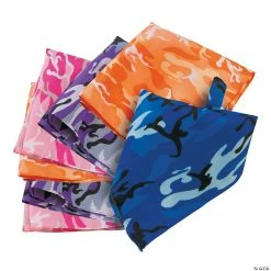 Best Pirce 🔔 Bright Camouflage Bandanas - 12 Pc. 🎉