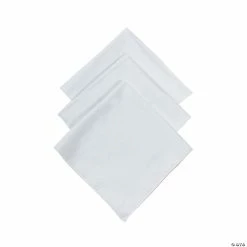 VBS Costumes & Accessories Shop -VBS Costumes & Accessories Shop bulk diy white bandanas 48 pc 48 9052 a01