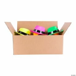 Best reviews of ✨ Bulk Neon Fedora Hats - 48 Pc. 😉 -VBS Costumes & Accessories Shop bulk neon fedora hats 48 pc 13955536 a02