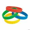 Promo 🔥 Color Brick Party Rubber Bracelets - 12 Pc. 🔔
