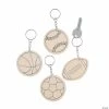 Deals 🎉 Color Your Own Sports Ball Keychains - 12 Pc. 😍 -VBS Costumes & Accessories Shop color your own sports ball keychains 12 pc 13808983