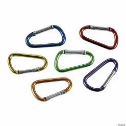 Cheap ❤️ Colorful Keychain Carabiner Clips - 50 Pc. ✨