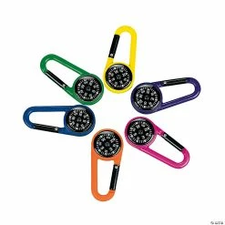 Best deal 🔥 Compass Clip Keychains - 12 Pc. 👍