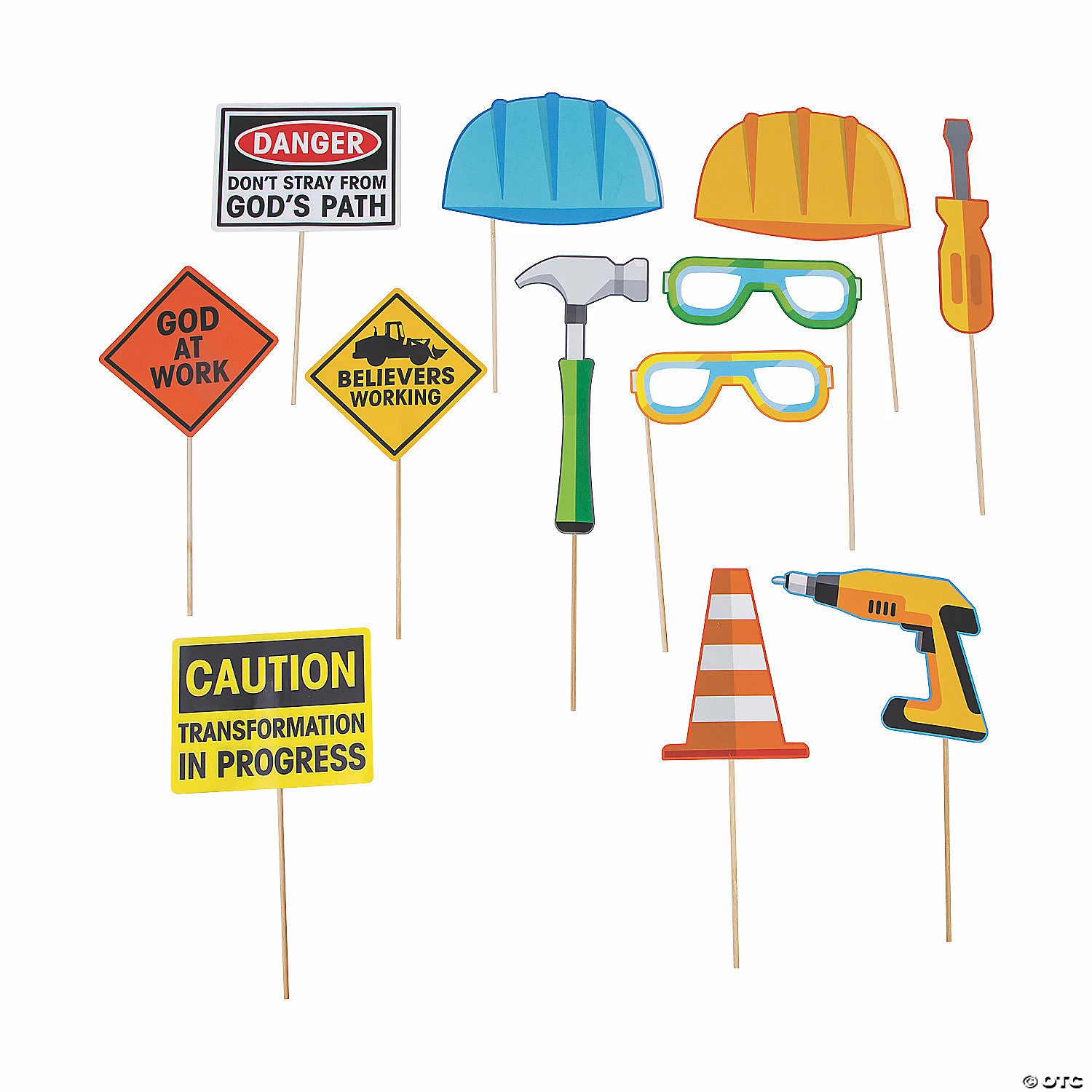 Cheapest π Construction VBS Photo Booth Props - 12 Pc. π₯° 3 Cheapest π Construction VBS Photo Booth Props - 12 Pc. π₯°