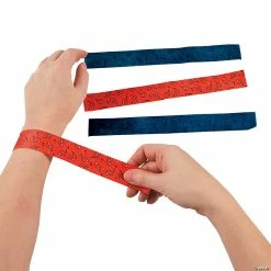 Flash Sale 🎉 Cowboy Bandana Print Slap Bracelets - 12 Pc. 🤩