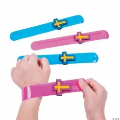 Promo 🔥 Cross Slap Bracelets - 12 Pc. ❤️