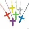 Outlet ⭐ Crystal Cross Necklaces - 48 Pc. ✔️ -VBS Costumes & Accessories Shop crystal cross necklaces 48 pc 24 2900
