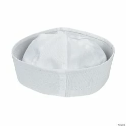 Hot Sale ⭐ DIY White Sailor Hats - 12 Pc. 👍