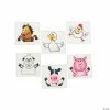Outlet 😉 Farm Party Temporary Tattoos - 72 Pc. ⭐ -VBS Costumes & Accessories Shop farm party temporary tattoos 72 pc 70 5219