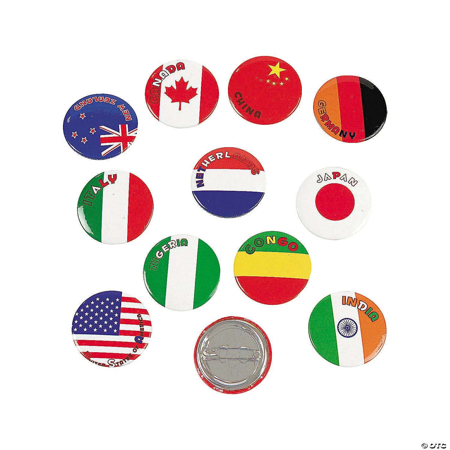 New ๐ Flags Around The World Mini Buttons - 48 Pc. โค๏ธ 3 New ๐ Flags Around The World Mini Buttons - 48 Pc. โค๏ธ