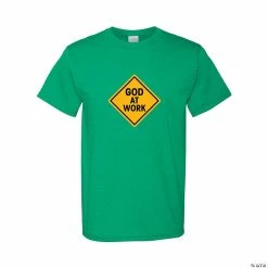 Top 10 ✔️ God at Work Adult’s T-Shirt 😉