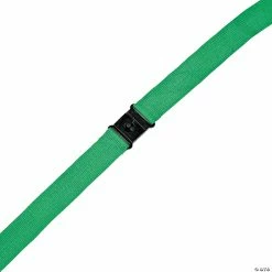 Coupon ❤️ Breakaway Lanyards - 12 Pc. 🔥 -VBS Costumes & Accessories Shop green nylon breakaway lanyards 12 pc 47 637 a02