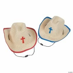 Coupon ✔️ Kids’ Cowboy Hats with Cross - 12 Pc. 🧨