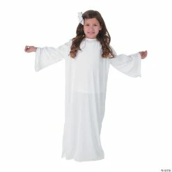 Coupon 👏 Kids’ S/M White Angel Gown 😉