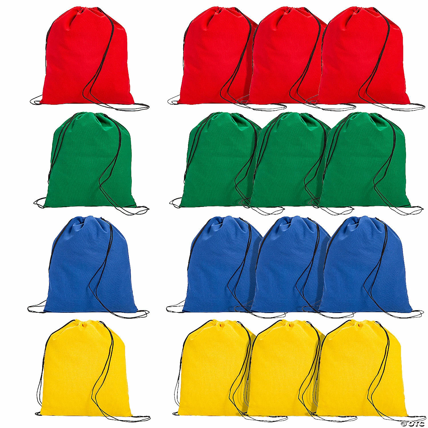 Outlet ๐ฅ Large Bright Canvas Drawstring Bags - 12 Pc. ๐ 2 Outlet ๐ฅ Large Bright Canvas Drawstring Bags - 12 Pc. ๐