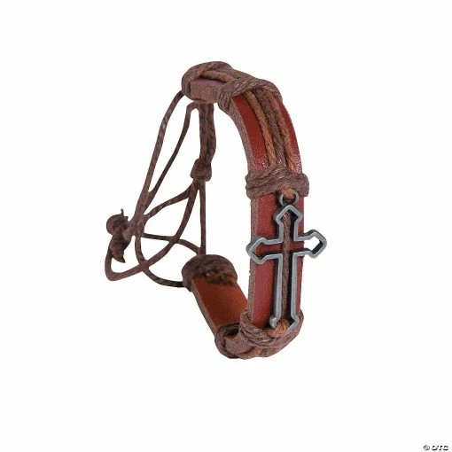 New โ๏ธ Metal Cross Bracelets - 12 Pc. โจ 5 New โ๏ธ Metal Cross Bracelets - 12 Pc. โจ -VBS Costumes & Accessories Shop metal cross bracelets 12 pc 36 2502