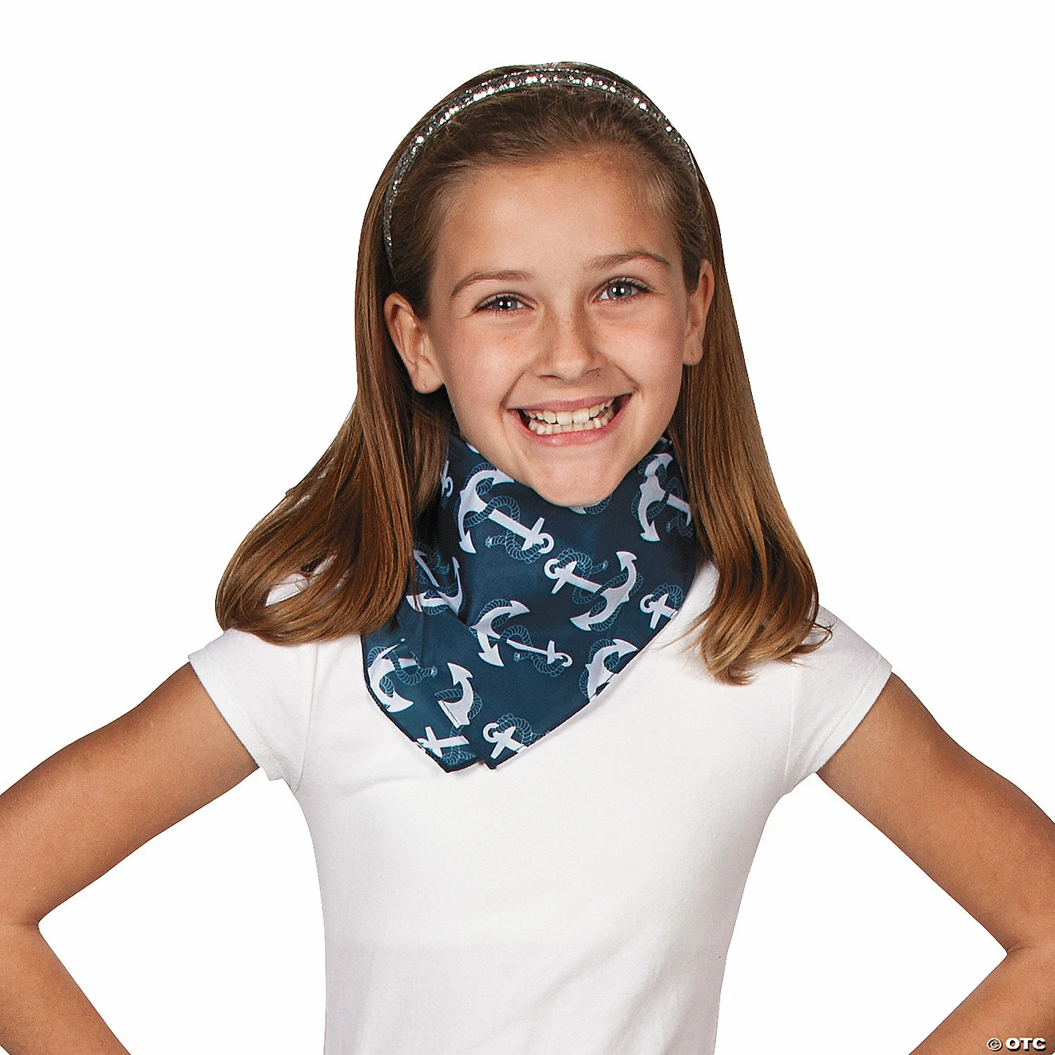 Top 10 ✔️ Navy Anchor Bandanas - 12 Pc. 👏 4 Top 10 ✔️ Navy Anchor Bandanas - 12 Pc. 👏 - Image 2