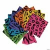 Flash Sale 🔥 Neon Animal Print Bandanas - 12 Pc. 🛒