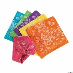 Best Sale ✔️ Neon Bandanas - 12 Pc. 🌟