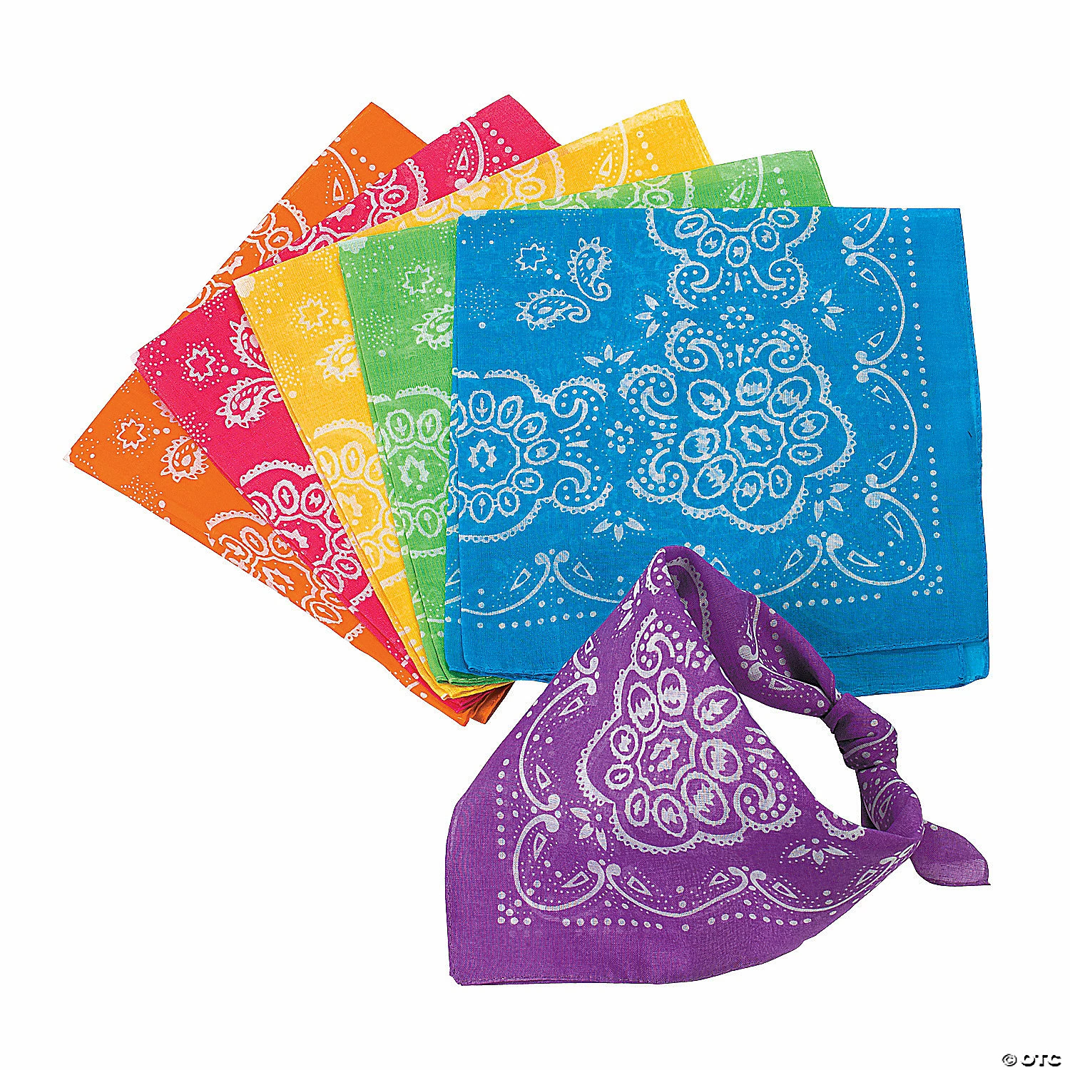 Best Sale ✔️ Neon Bandanas - 12 Pc. 🌟 6 Best Sale ✔️ Neon Bandanas - 12 Pc. 🌟 - Image 4