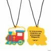 Brand new 👍 Railroad VBS Charm Necklaces - 12 Pc. 🔥 -VBS Costumes & Accessories Shop railroad vbs charm necklaces 12 pc 13942955