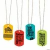 Cheap 😀 Railroad VBS 🐶 Dog Tag Necklaces - 12 Pc. 🌟 -VBS Costumes & Accessories Shop railroad vbs dog tag necklaces 12 pc 13943393