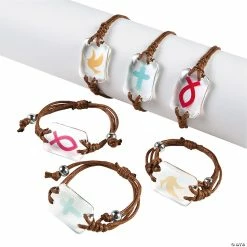 Brand new ⌛ Religious Stone Icon Bracelets - 12 Pc. ✨