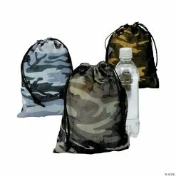 Buy ⌛ Small Camouflage Drawstring Bags - 12 Pc. ✔️