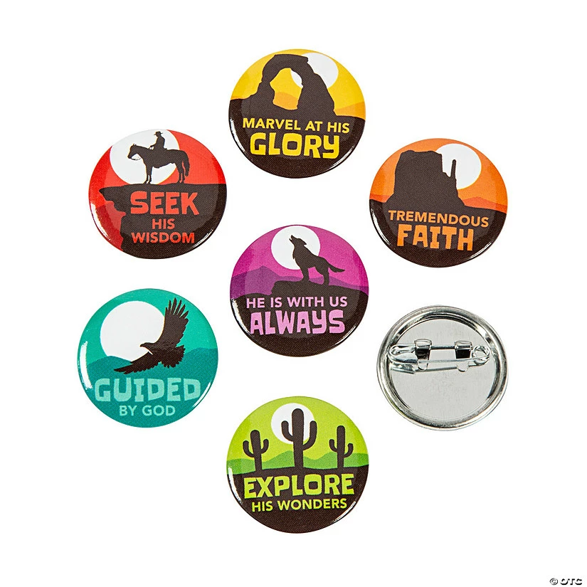Deals 😀 Southwest VBS Mini Buttons - 48 Pc. 🎉 3 Deals 😀 Southwest VBS Mini Buttons - 48 Pc. 🎉