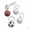 Outlet 🧨 Sport Ball Keychains - 144 Pc. ⭐ -VBS Costumes & Accessories Shop sport ball keychains 144 pc 19 285