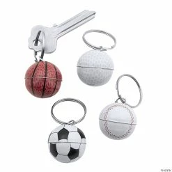 Outlet 🧨 Sport Ball Keychains - 144 Pc. ⭐