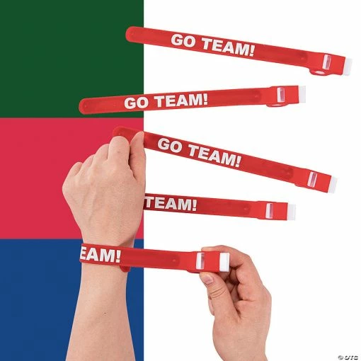 Cheapest ๐ Team Spirit Whistle Slap Bracelets - 6 Pc. ๐ 6 Cheapest ๐ Team Spirit Whistle Slap Bracelets - 6 Pc. ๐ -VBS Costumes & Accessories Shop team spirit whistle slap bracelets 6 pc 13902434