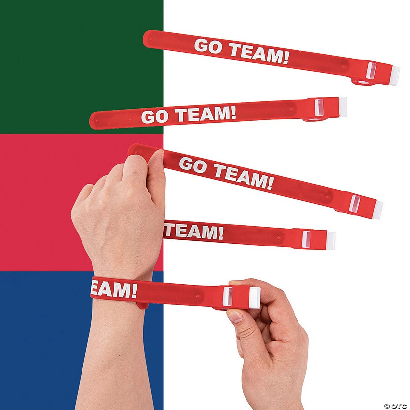 Cheapest ๐ Team Spirit Whistle Slap Bracelets - 6 Pc. ๐ 3 Cheapest ๐ Team Spirit Whistle Slap Bracelets - 6 Pc. ๐