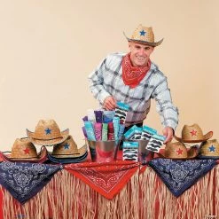 Best Pirce ✔️ Western Bandanas - 12 Pc. 😍 -VBS Costumes & Accessories Shop western bandanas 12 pc 15 100 a03