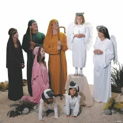 Cheap ✔️ Women’s Pink Nativity Robe & Headpiece 🛒 -VBS Costumes & Accessories Shop women s pink nativity robe and headpiece4 4657 a02