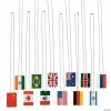 Promo 🎁 World Flag 🐕 Dog Tag Necklaces - 12 Pc. ✔️ -VBS Costumes & Accessories Shop world flag dog tag necklaces 12 pc 13756964