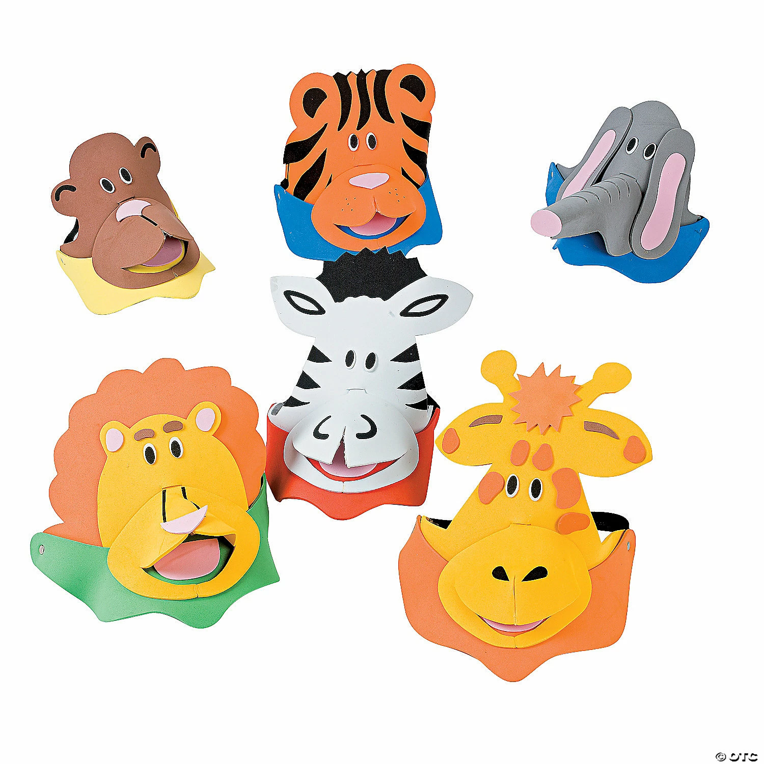 Discount ✨ Zoo Animal Sun Visors - 12 Pc. ❤️ 3 Discount ✨ Zoo Animal Sun Visors - 12 Pc. ❤️